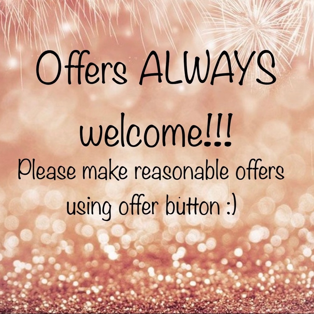 OFFERS ALWAYS WELCOME 👍🏻